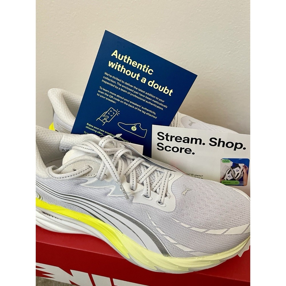 PUMA Velocity NITRO 4 Women's White Apple Spritz Running HYROX Size 8 - Picture 11 of 15
